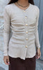 Say INA Copenhagen Bluse - Sissel Shell - Camel