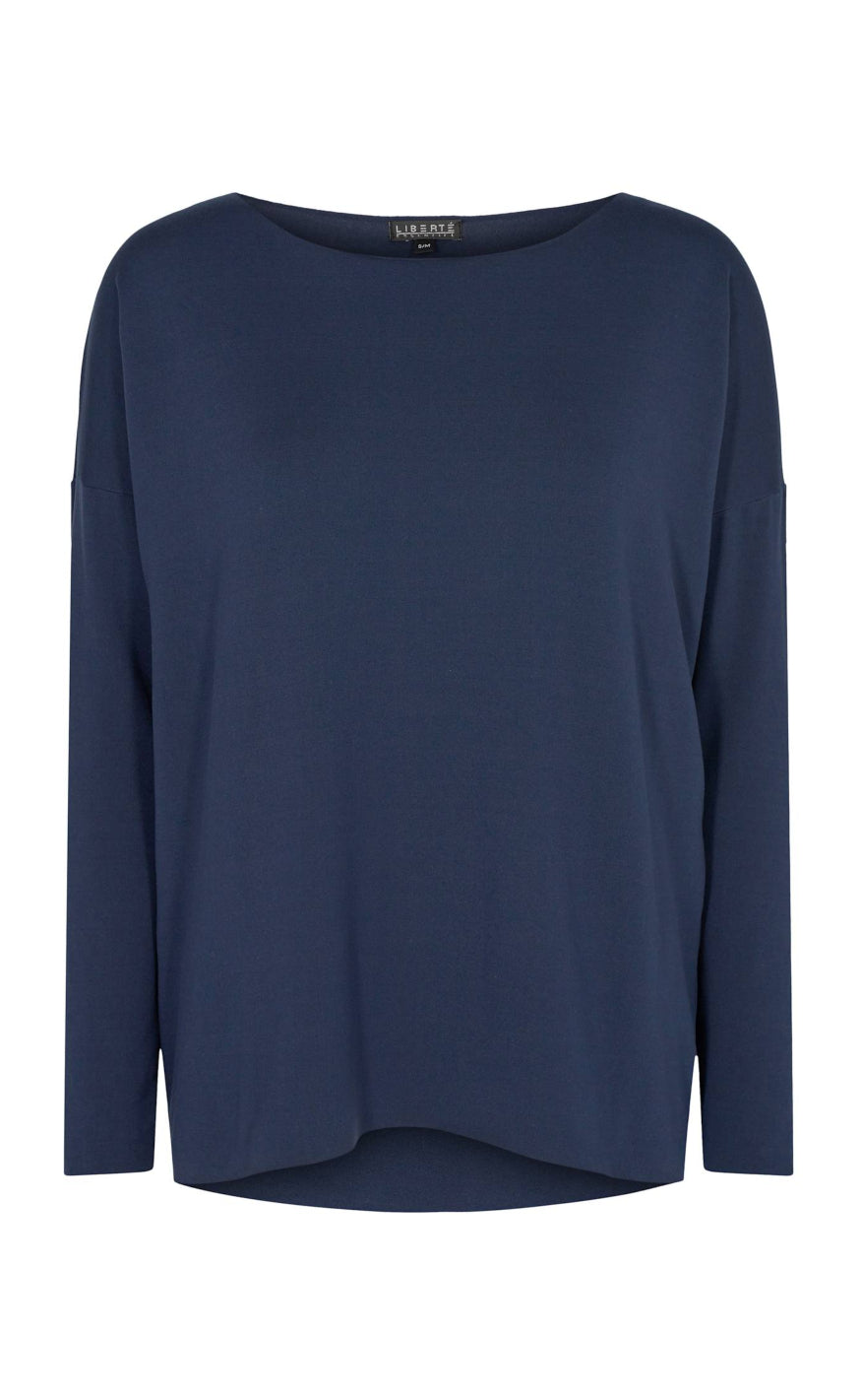 Liberte Bluse - Alma Fleece - Navy