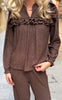 Liberte Bluse - Anni Frill - Brown Mocca
