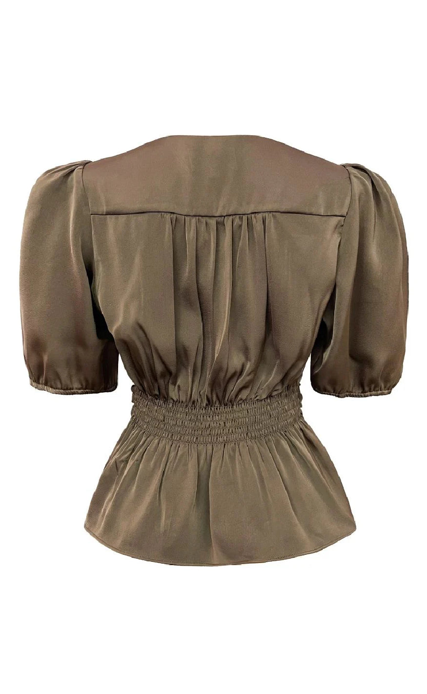 Liberte Bluse - Tiki SS - Brown