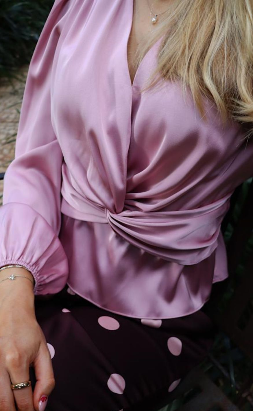 Liberté Bluse - Tiki Twist - Rose