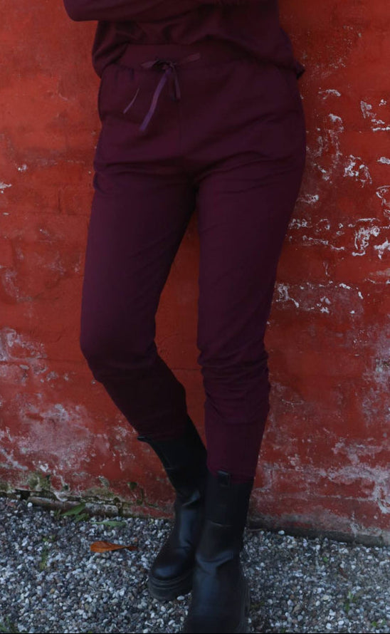 Liberte Bukser - Alma Fleece - Bordeaux