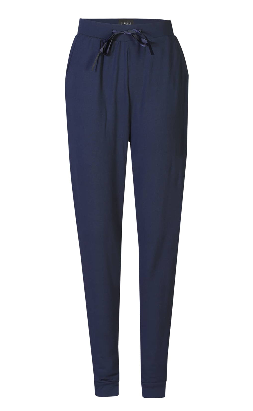Liberte Bukser - Alma Fleece - Navy