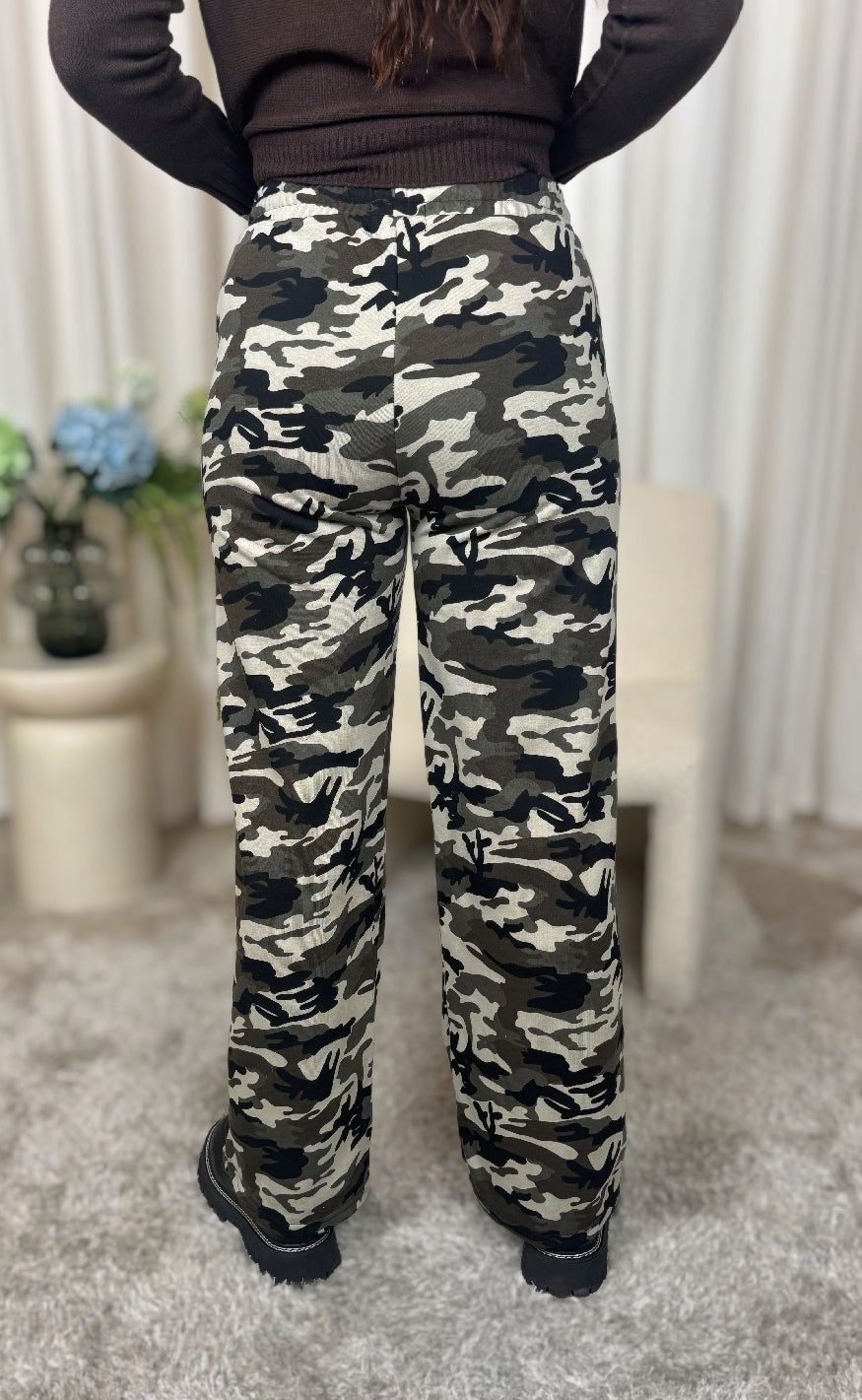 Liberte Bukser - Sue Wide - Camo