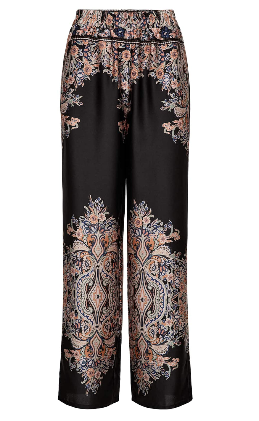Liberte Bukser - Wennise - Black Paisley