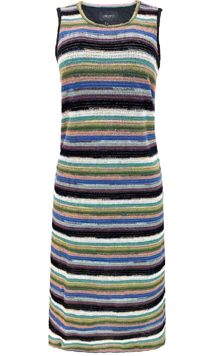 Liberte Kjole - Bia - Blurred Multi Stripe