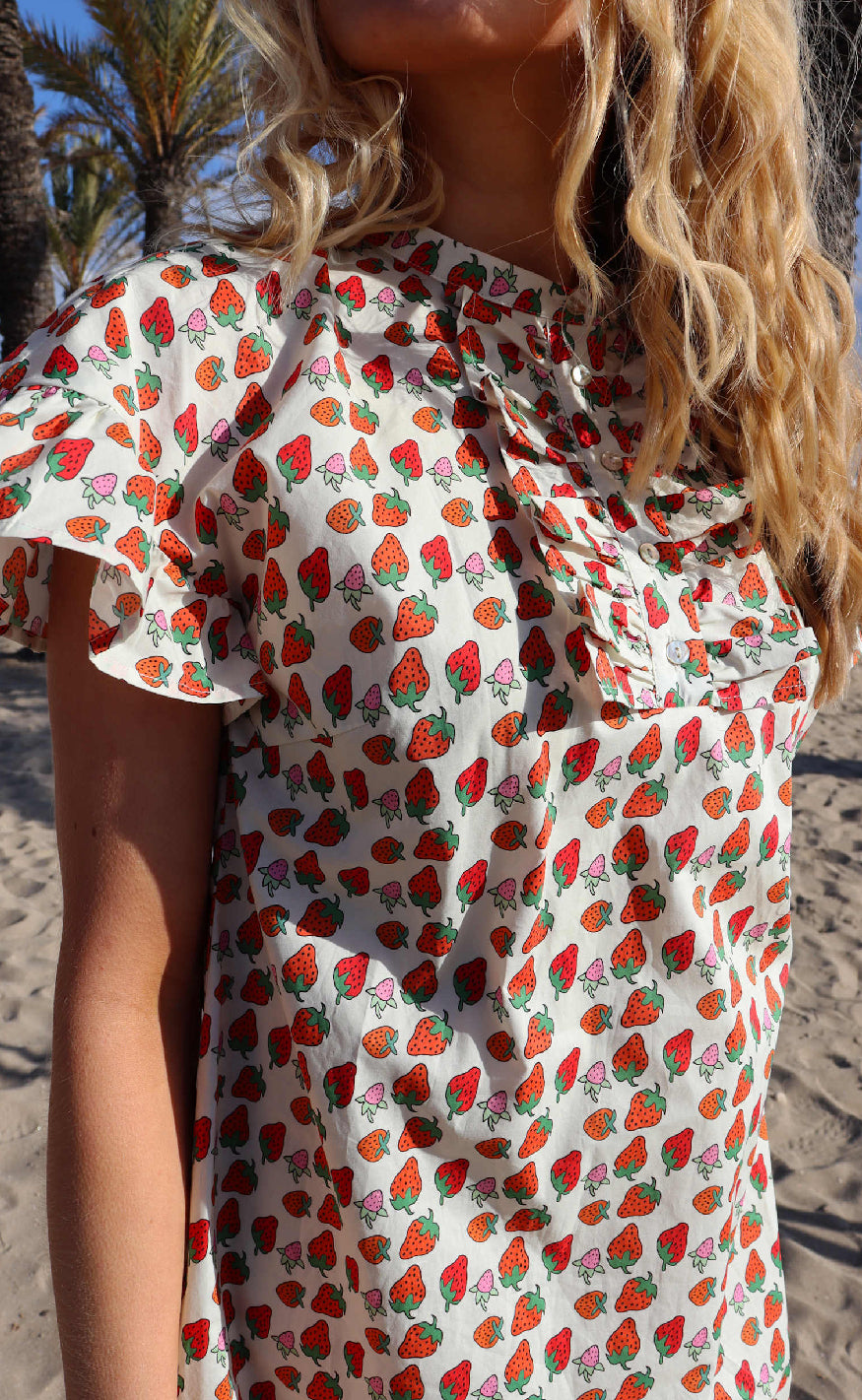 Liberte Kjole - Tia Frill - Strawberry