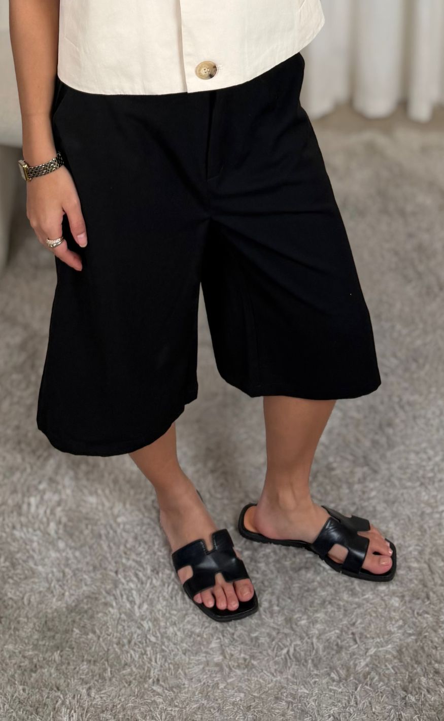 Liberte Shorts - Freddy Long - Black