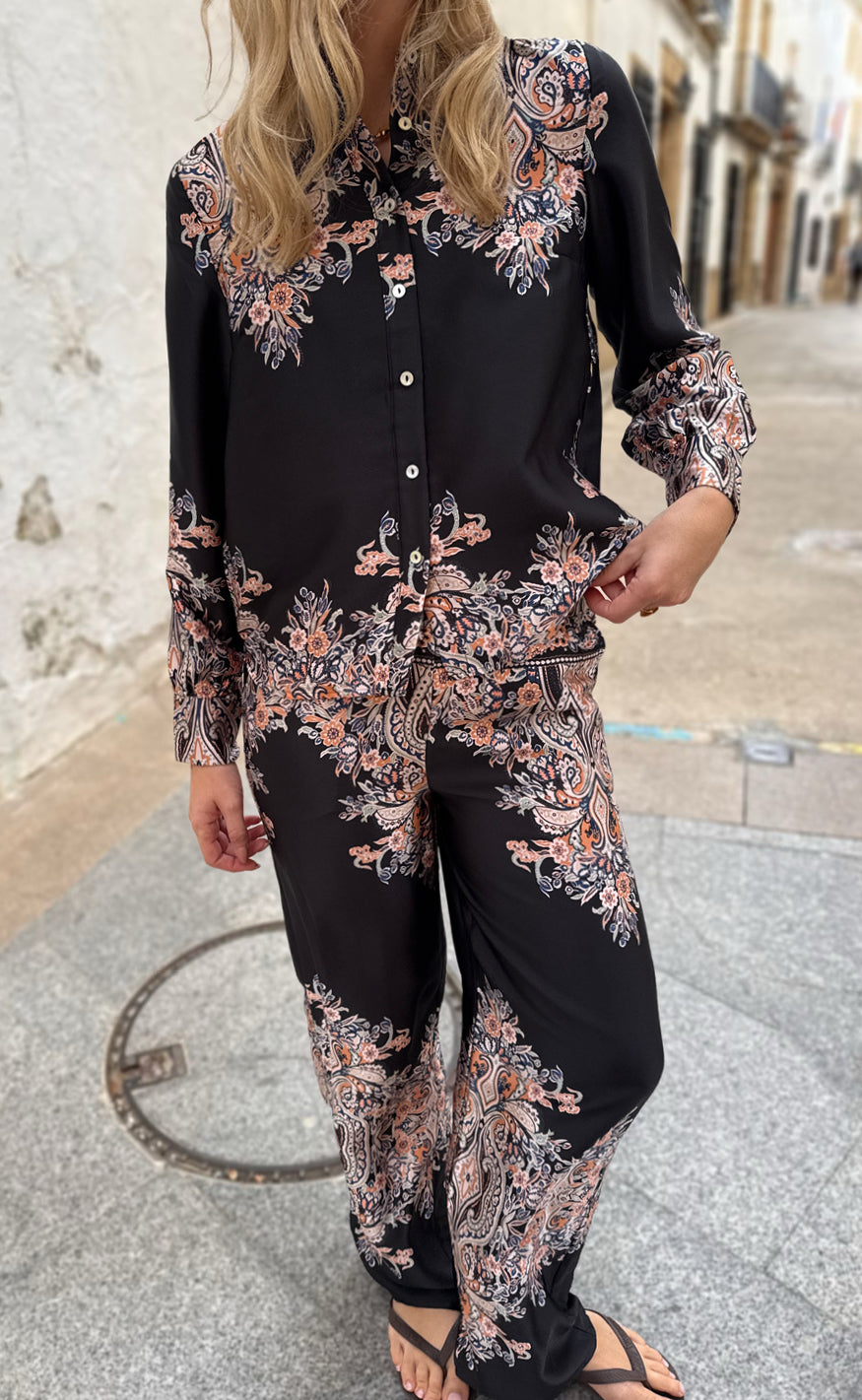 Liberte Skjorte - Wennise - Black Paisley