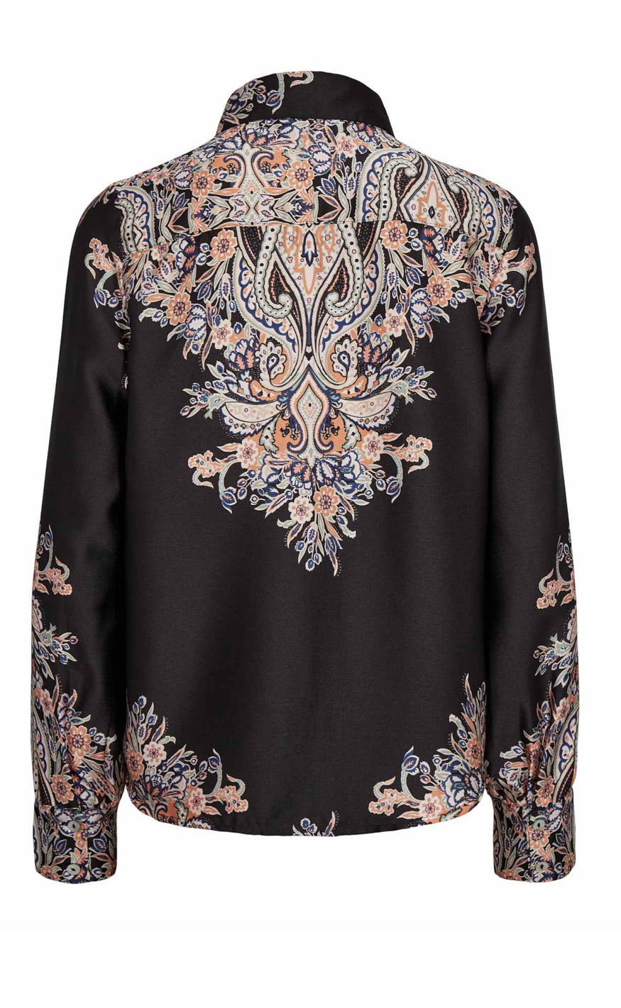 Liberte Skjorte - Wennise - Black Paisley
