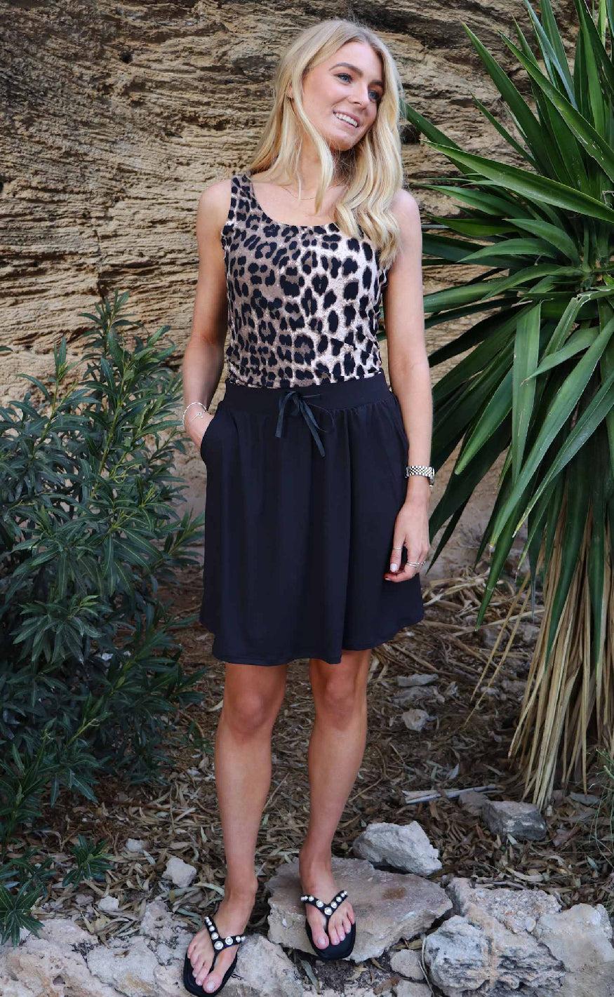 Liberte Top - Alma Turn - Big Lux Leo/Fossil