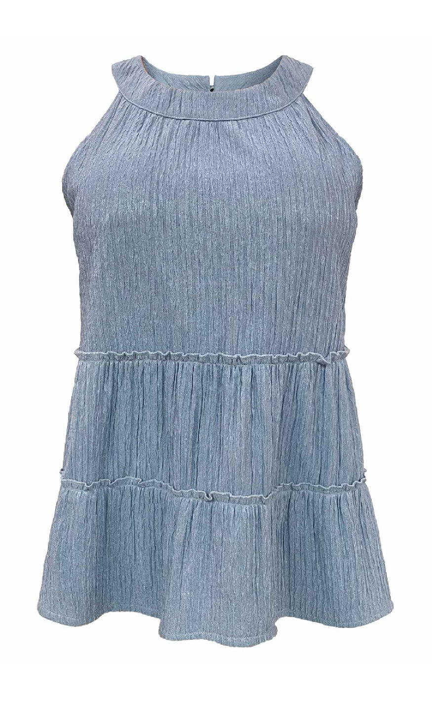 Liberte Top - Anni - Dusty Blue