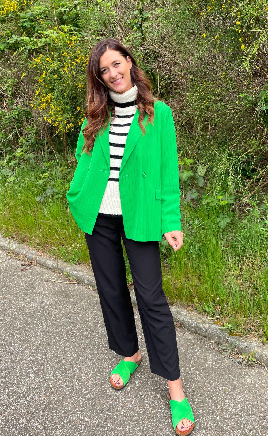 Lollys Laundry Blazer - Jolie - Green