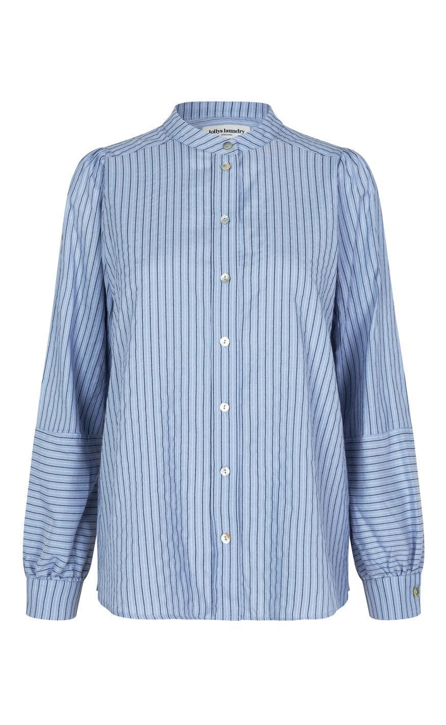 Lollys Laundry Bluse - Lina LS - Blue