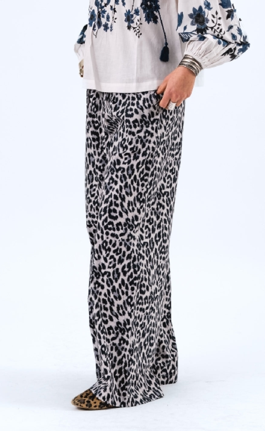 Lollys Laundry Bukser - Liam - Leopard Print