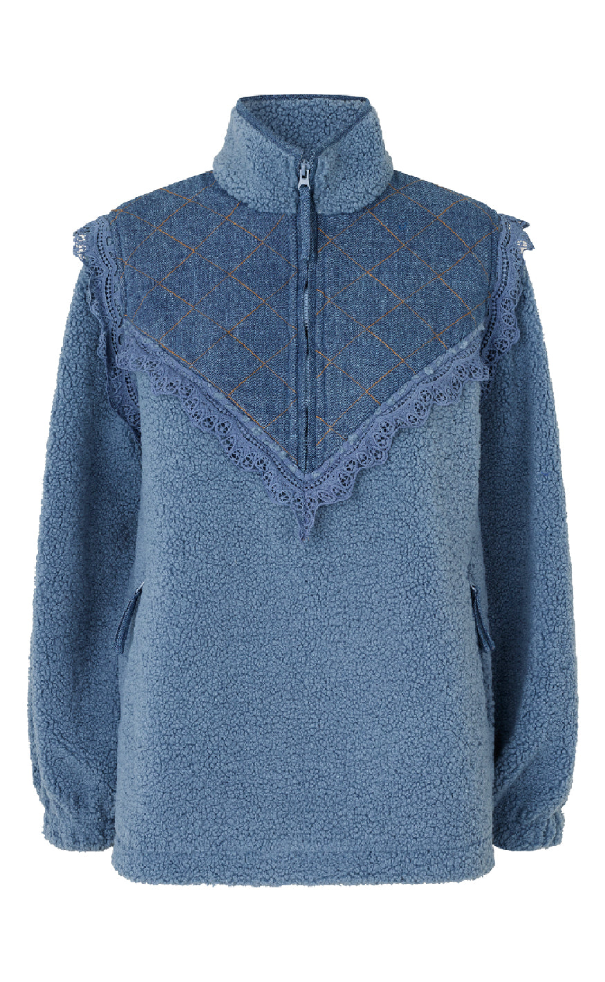Lollys Laundry Jakke - Fall - Dusty Blue