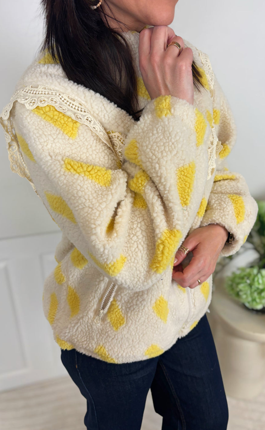 Lollys Laundry Jakke - Fall LS - Light Yellow