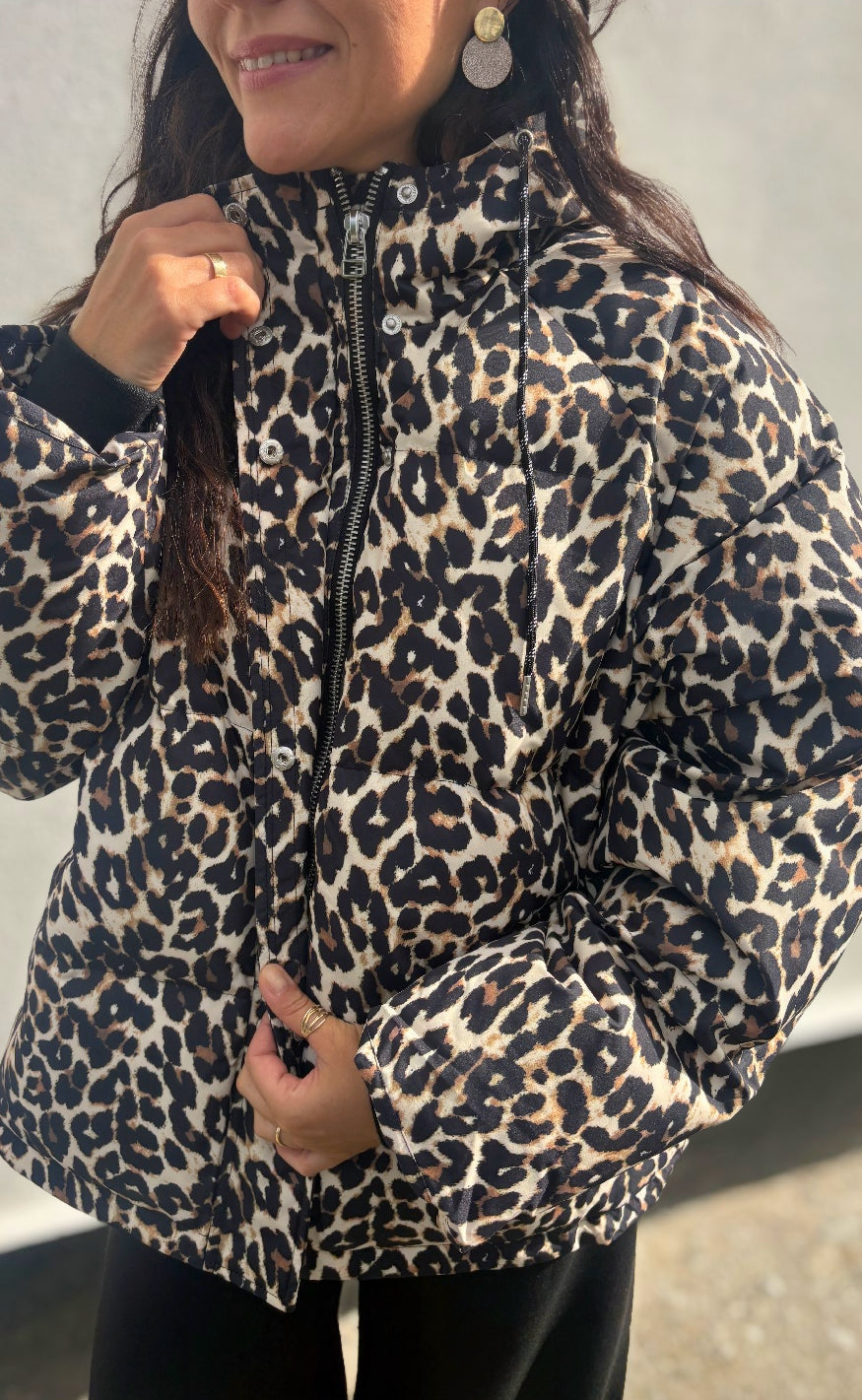 Lollys Laundry Jakke - Shelby - Leopard Print