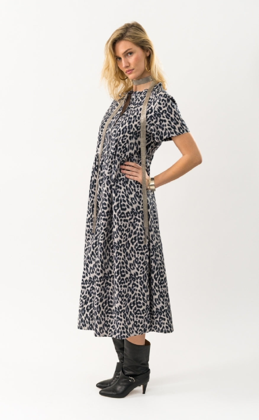 Lollys Laundry Kjole - Aliya - Leopard Print