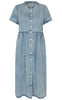 Lollys Laundry Kjole - Aliya - Washed Denim