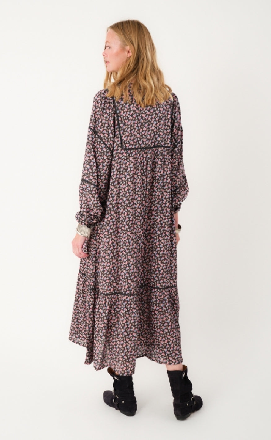 Lollys Laundry Kjole - Latour LL - Washed Black