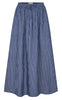 Lollys Laundry Nederdel - Akane Maxi - Dark Blue