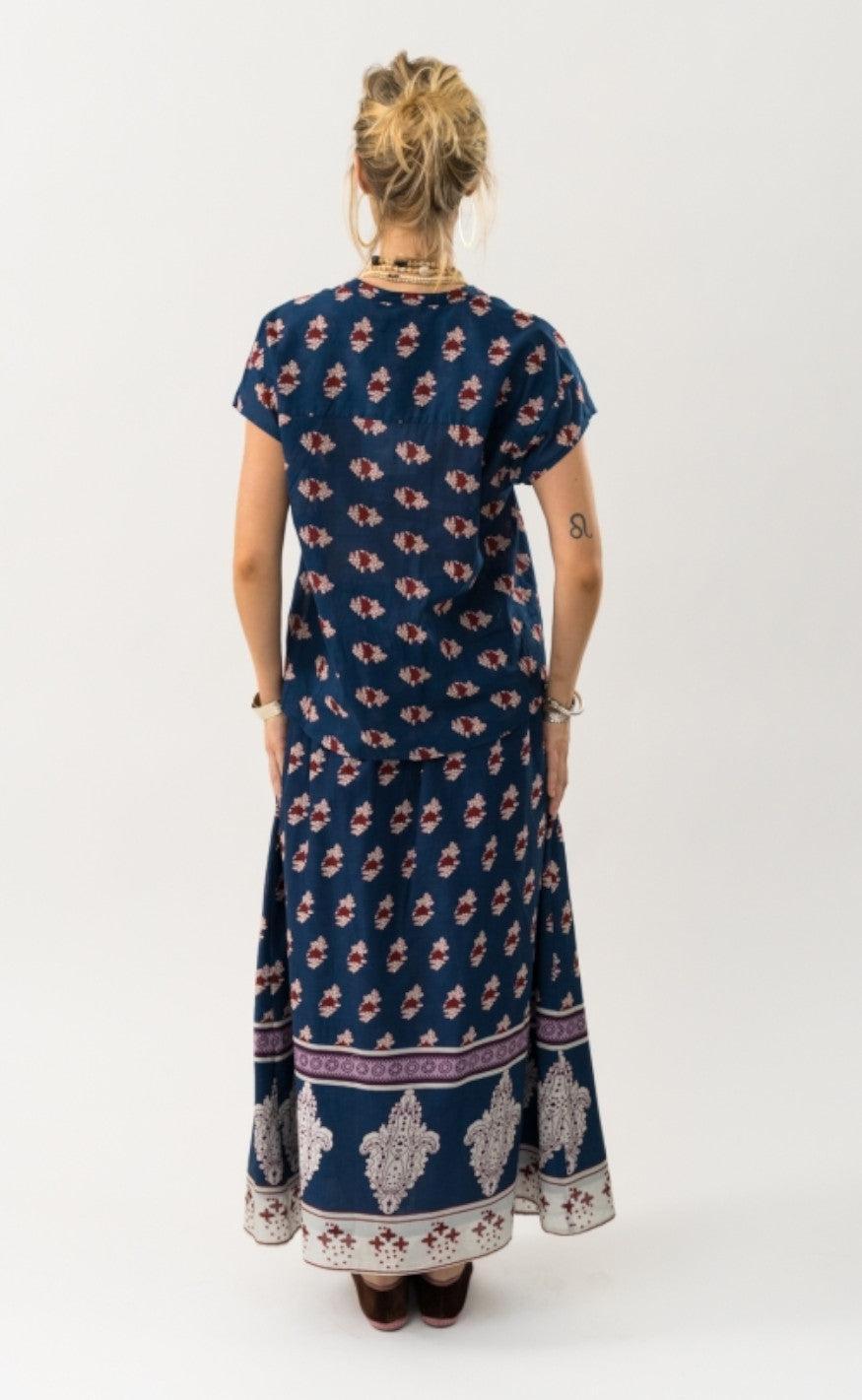 Lollys Laundry Nederdel - Rio - Dark Blue