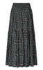 Lollys Laundry Nederdel  - Sunset - Washed Black