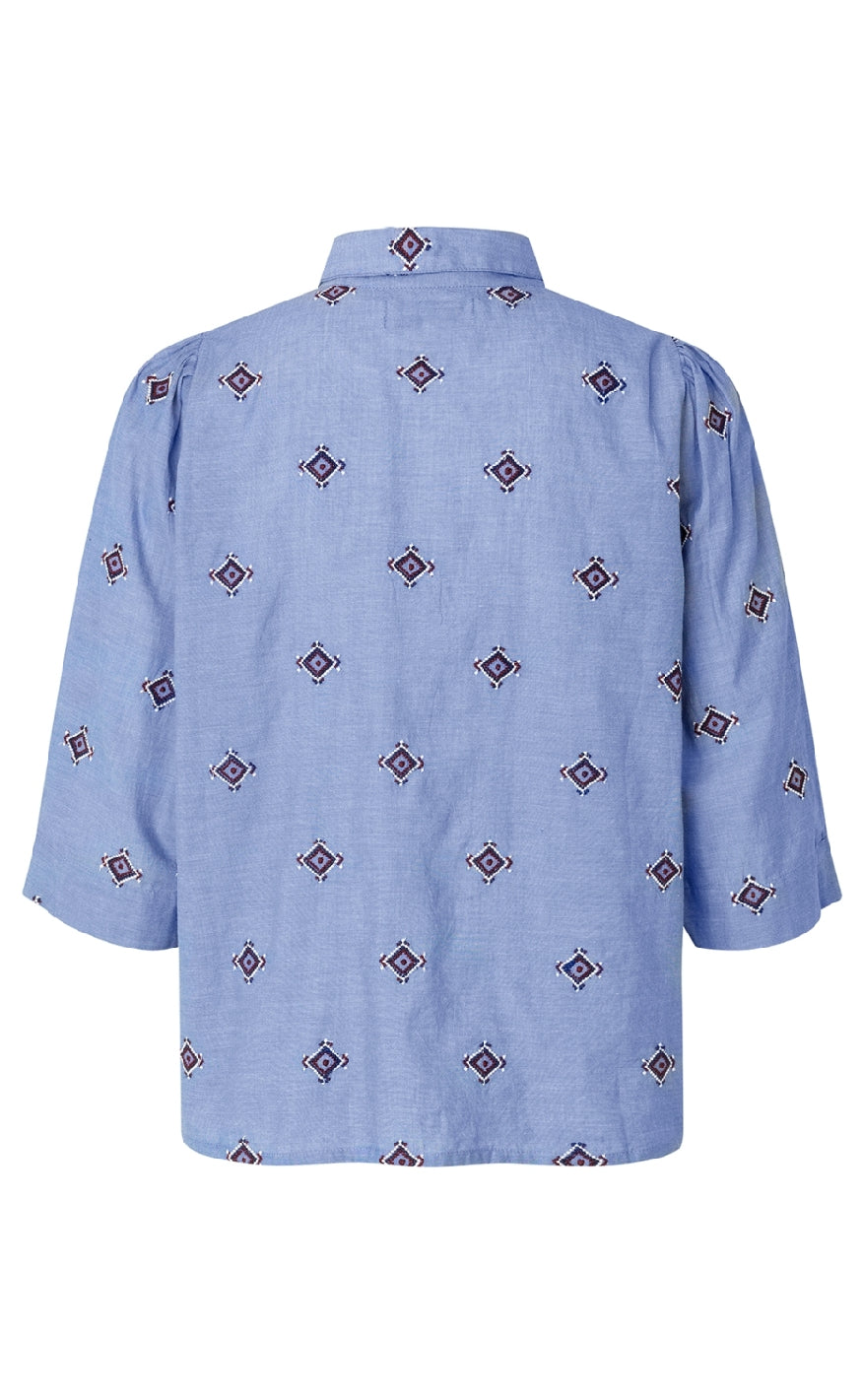 Lollys Laundry Skjorte - Bono LL - Light Blue