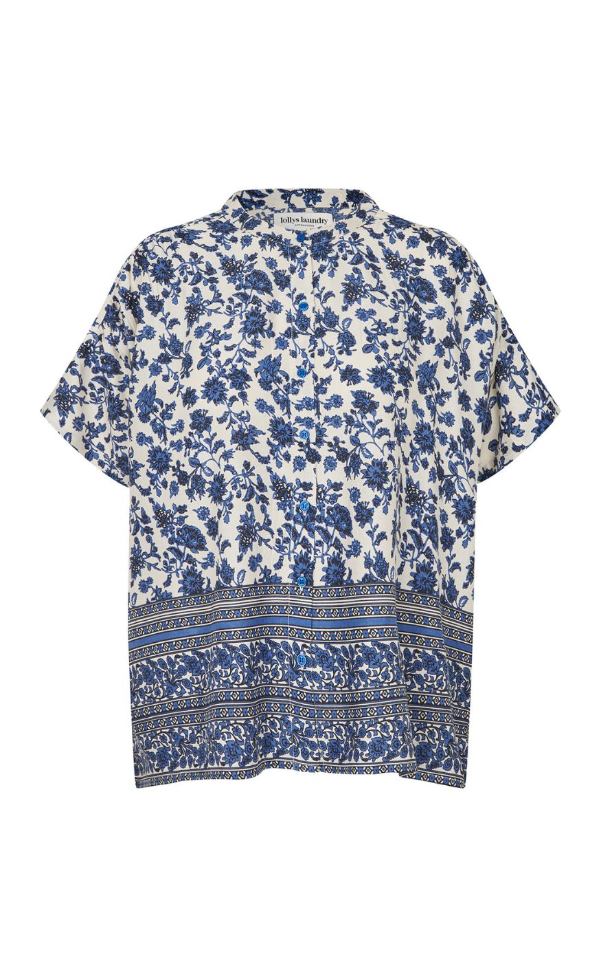 Lollys Laundry Skjorte - Mya SS - Blue