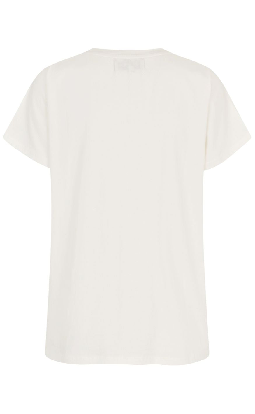 Lollys Laundry T-shirt - Roma Bow - White
