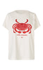 Lollys Laundry T-shirt - Roma LL Crab - White