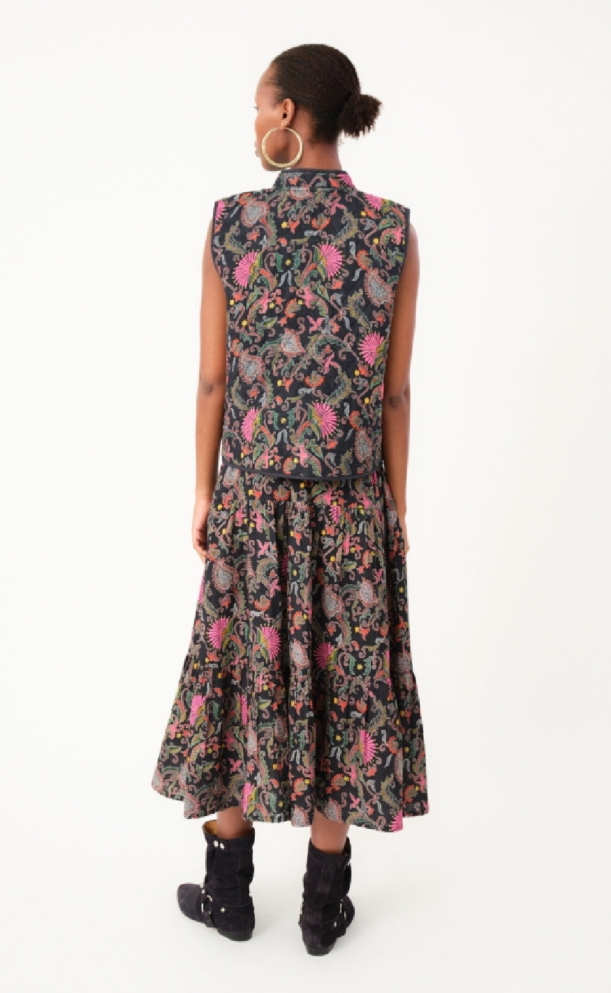 Lollys Laundry Vest - Cairo LL - Flower Print