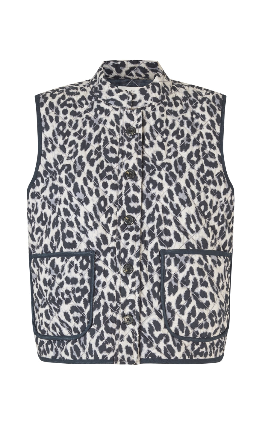 Lollys Laundry Vest - Cairo - Leopard Print
