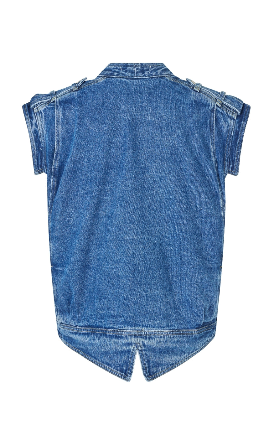 Lollys Laundry Vest - Sam - Blue