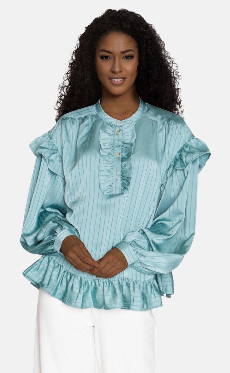 Love & Divine Bluse - Love1034 - D. Mint