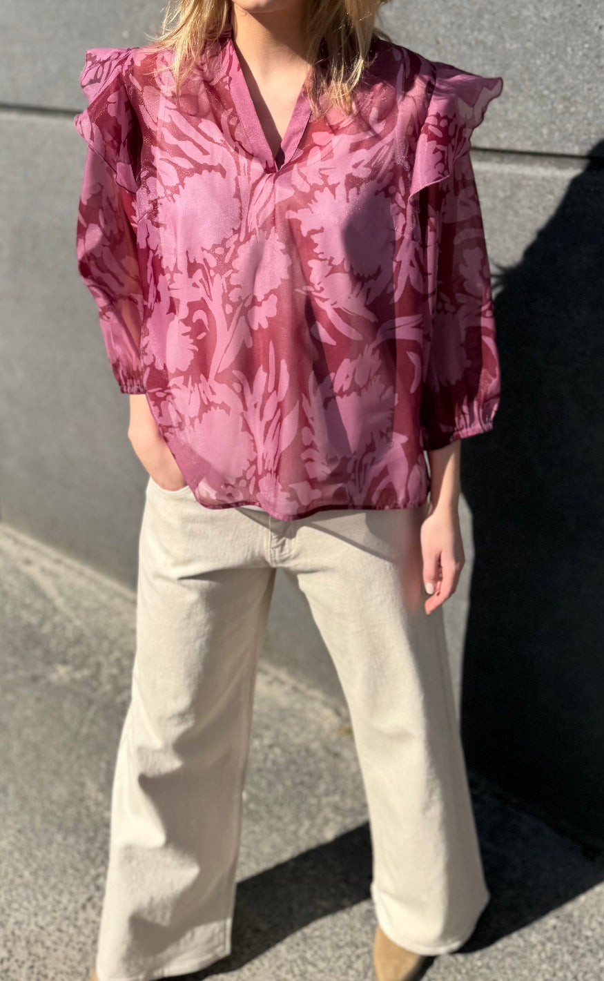 Love & Divine Bluse - Love1342 - Blush Comb