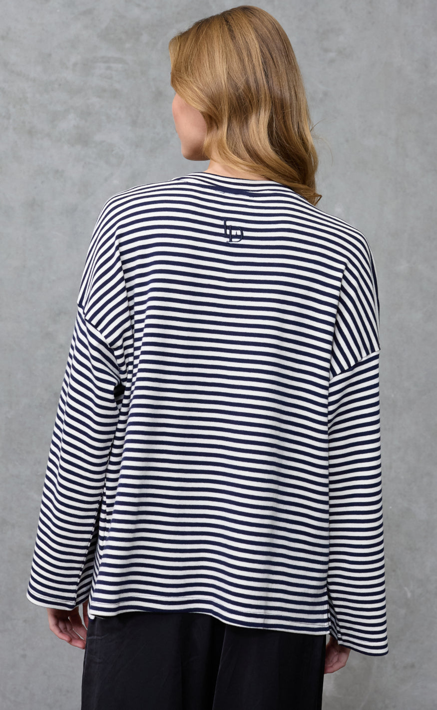 Love & Divine Bluse - Love1505 - Cream/Navy