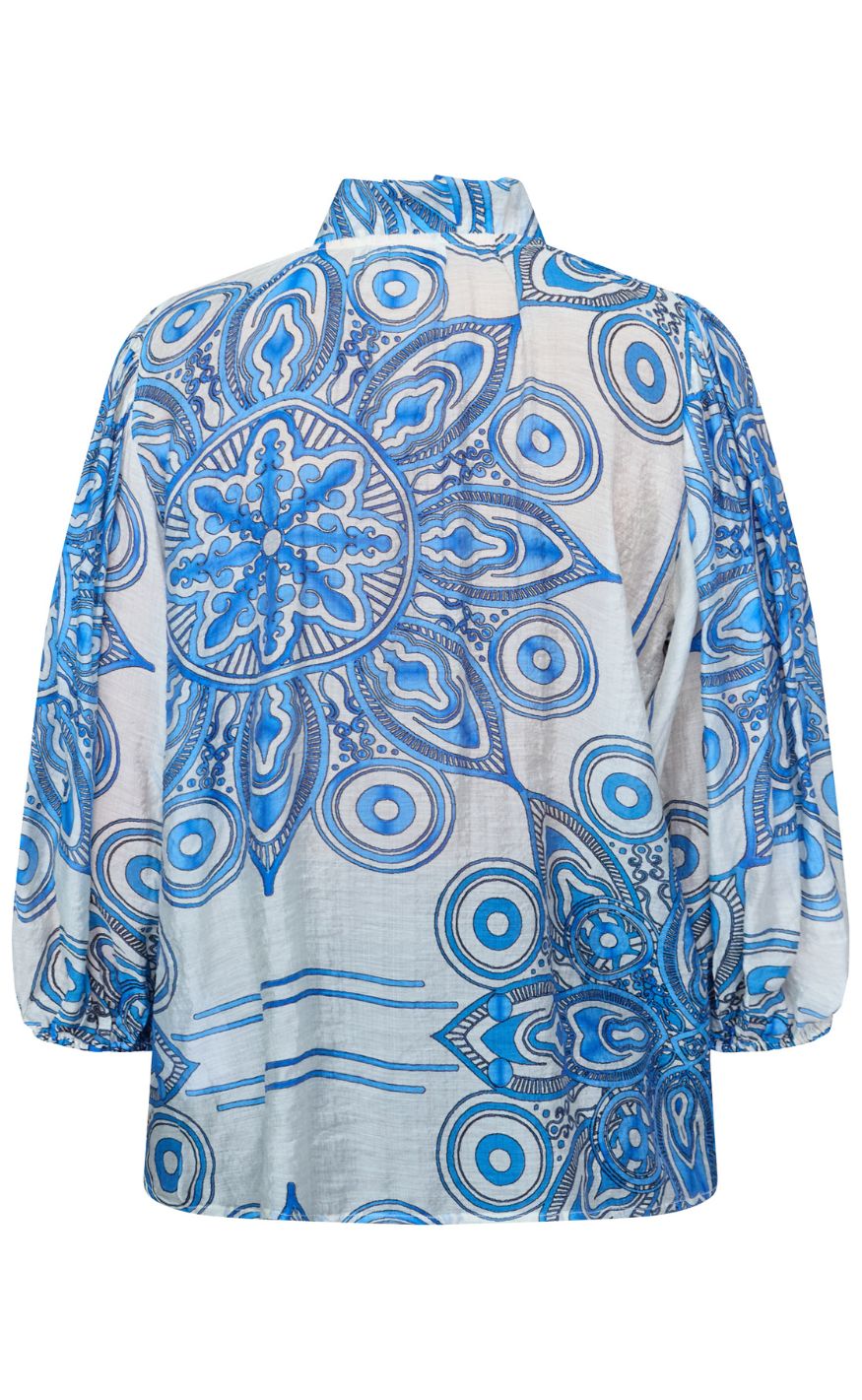 Love & Divine Bluse - Love1578 - Blue Paisley