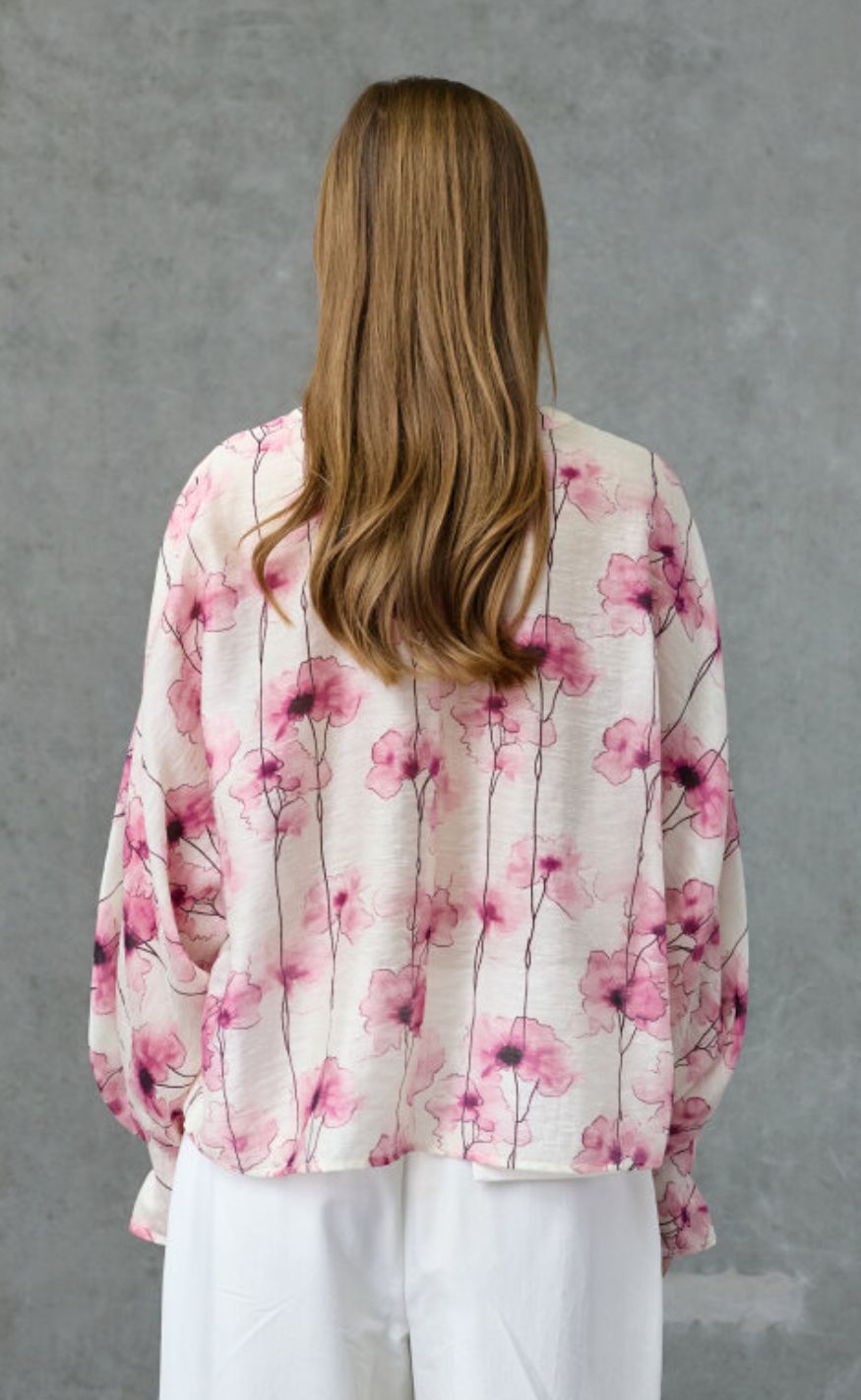 Love & Divine Bluse - love1551 - Pink Flower