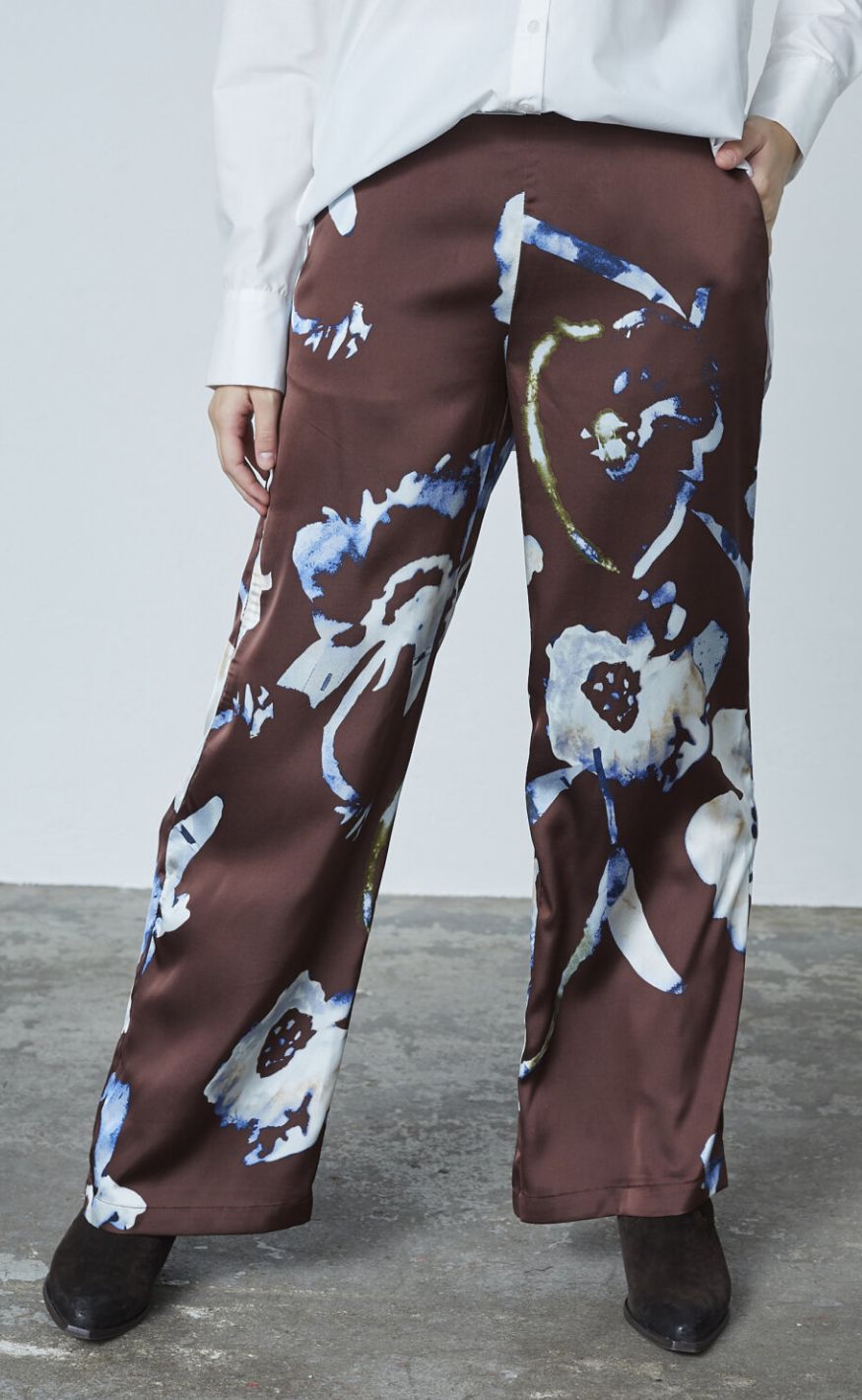 Love & Divine Bukser - Love1024-53 - Choco/Blue