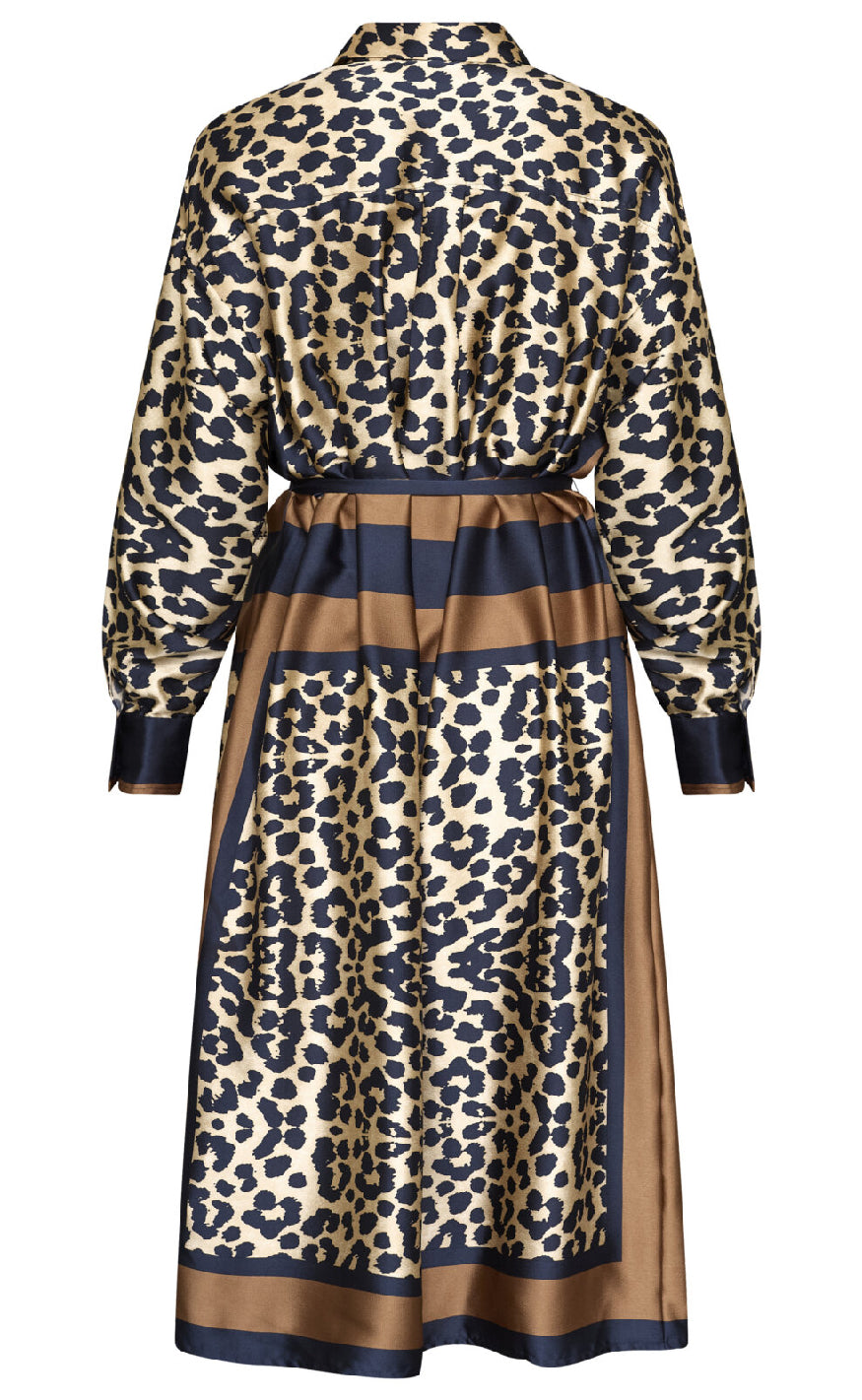 Love & Divine Kjole - Love1394 - Navy Leo