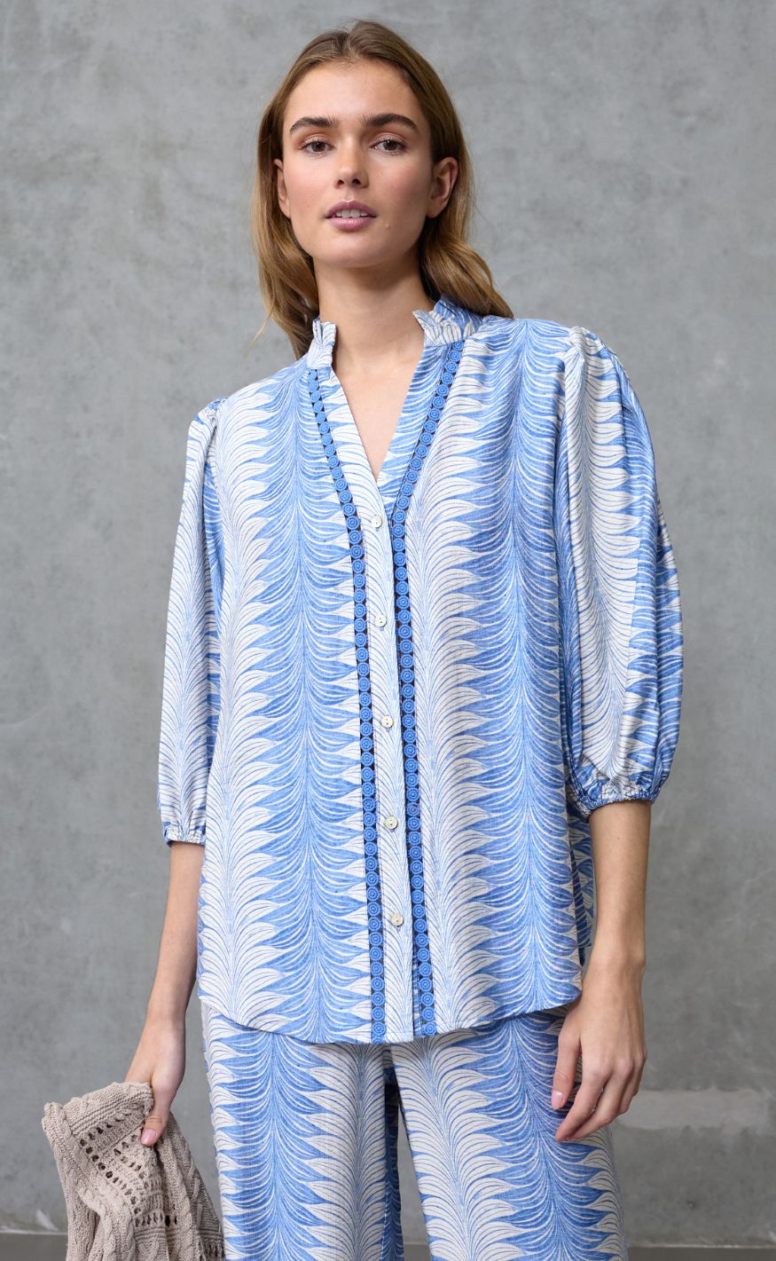 Love & Divine Skjorte - Love456-10 - Blue Dream Ethnic