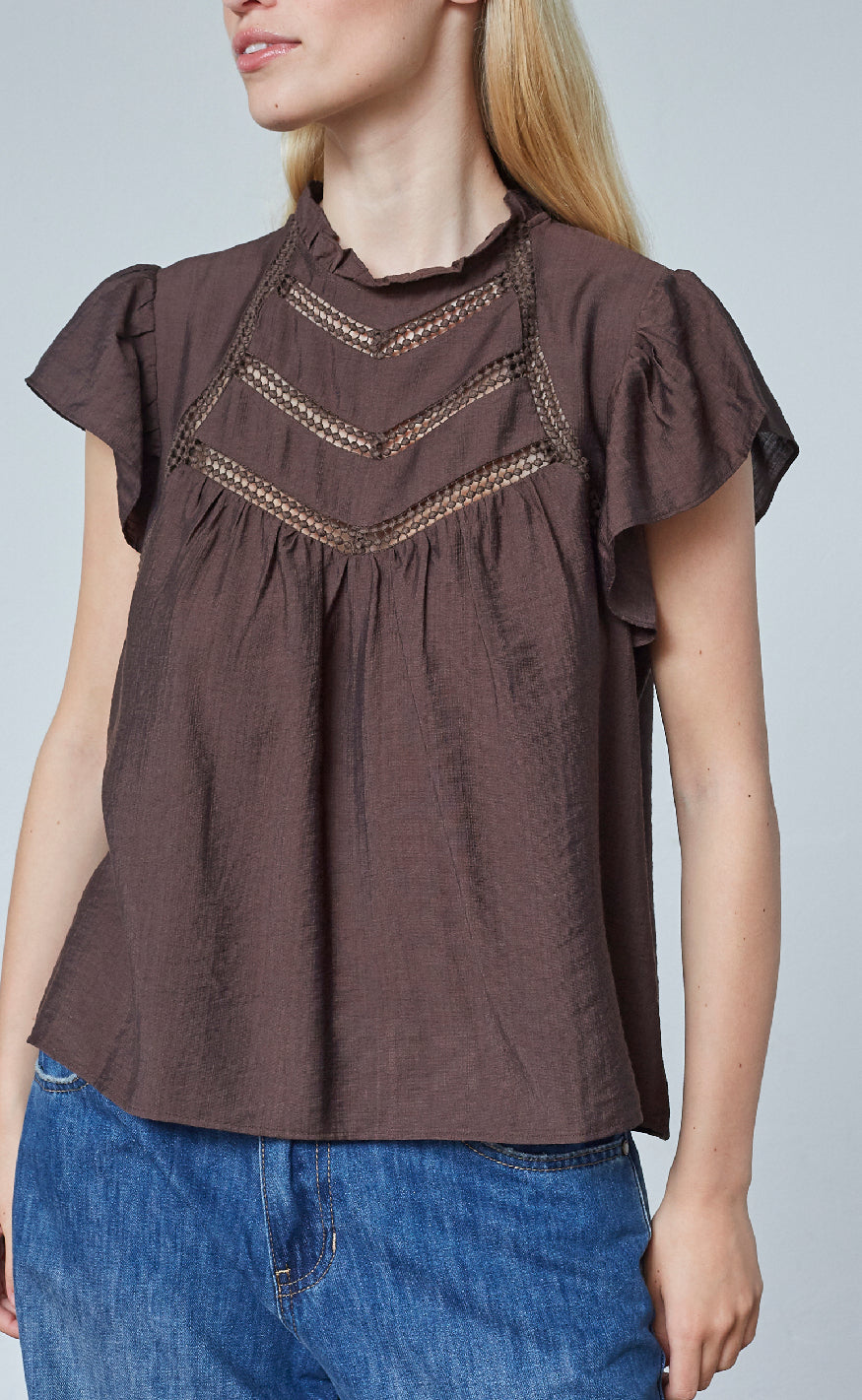 Love & Divine Top - Love1374 - Brown