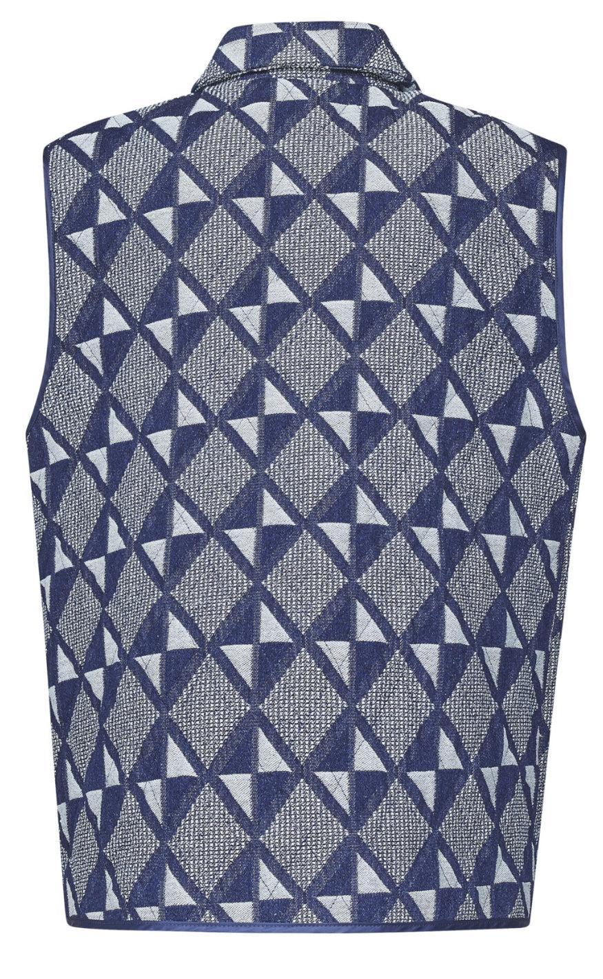 Love & Divine Vest - Love1085 - Denim Patchwork
