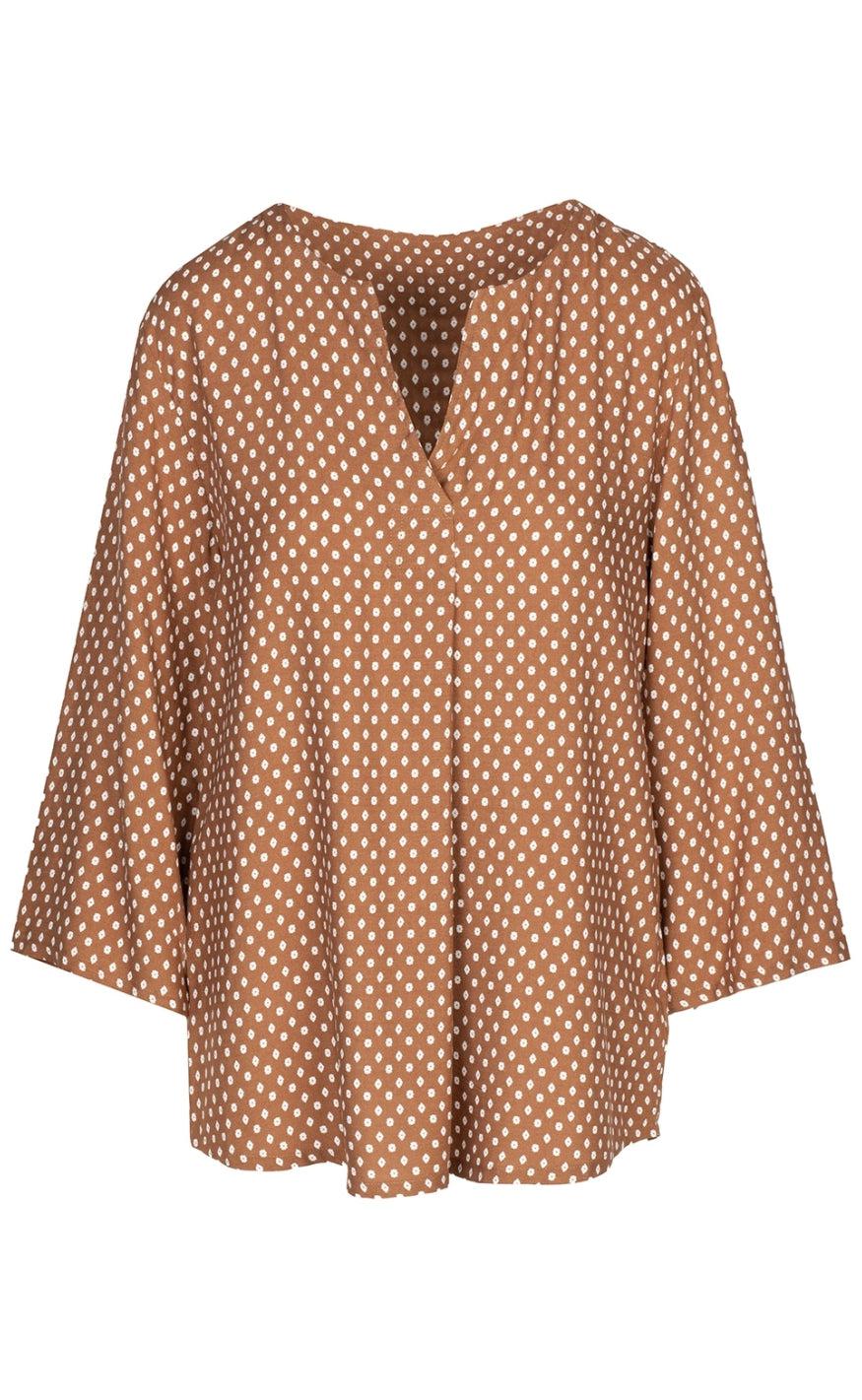 Luxzuz Bluse - August - Cinnamon