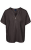 Luxzuz Bluse - Helily - Choco Lux