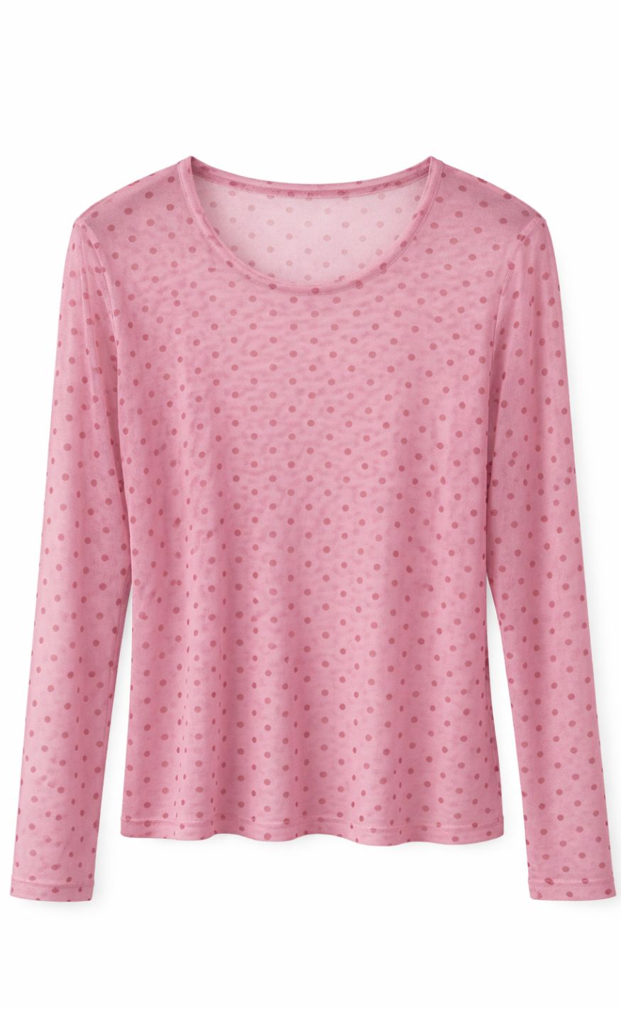 Luxzuz Bluse - Sigdotti Mesh - 322 Pink Lady