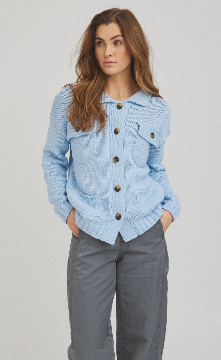 Luxzuz Cardigan - Beatriz - Cerulean Blue
