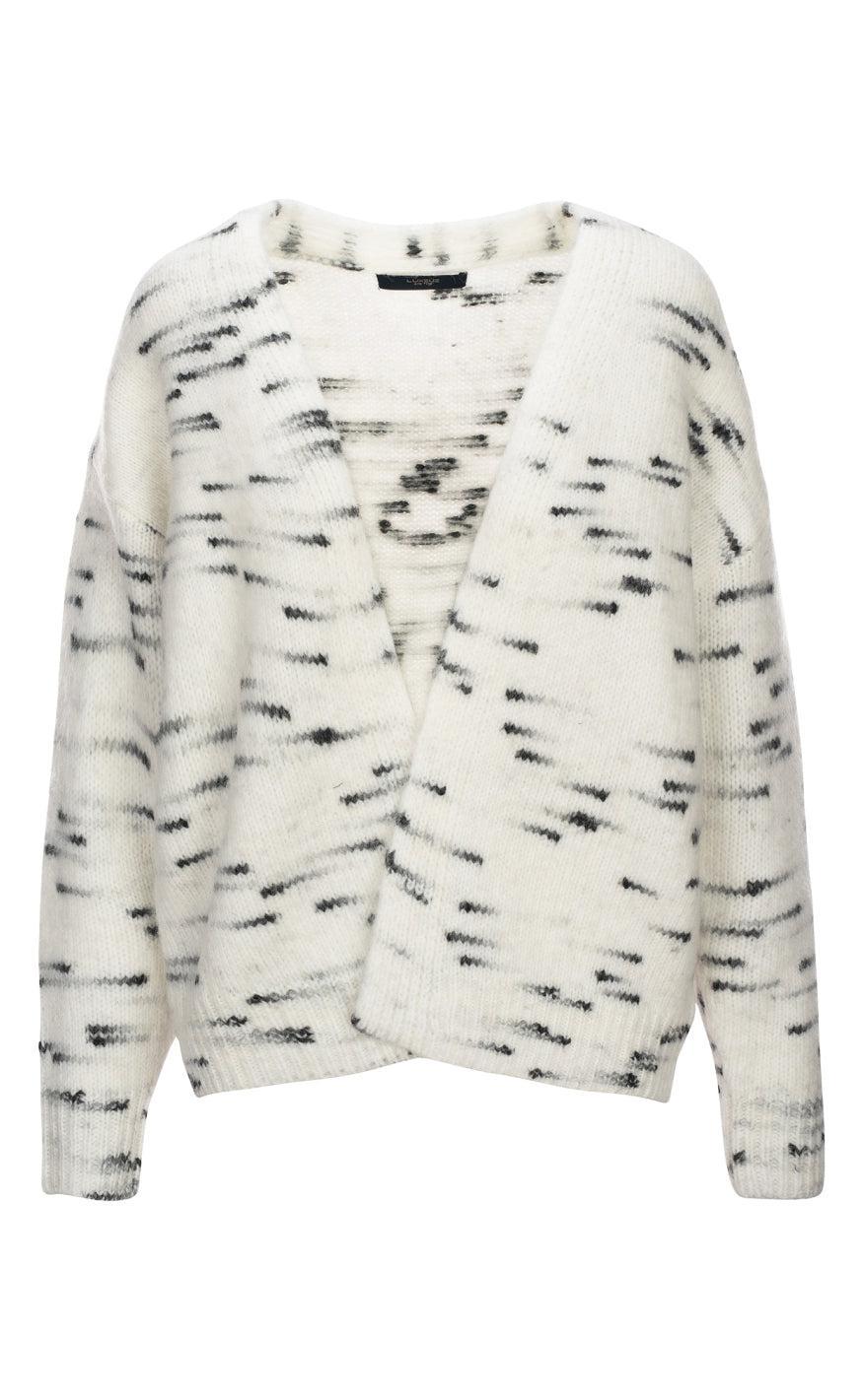 Luxzuz Cardigan - Bett - Salt & Pepper